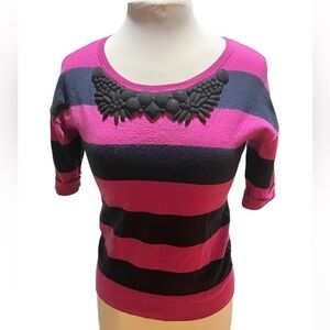 Boden Striped Wool Blend Sweater - 6
